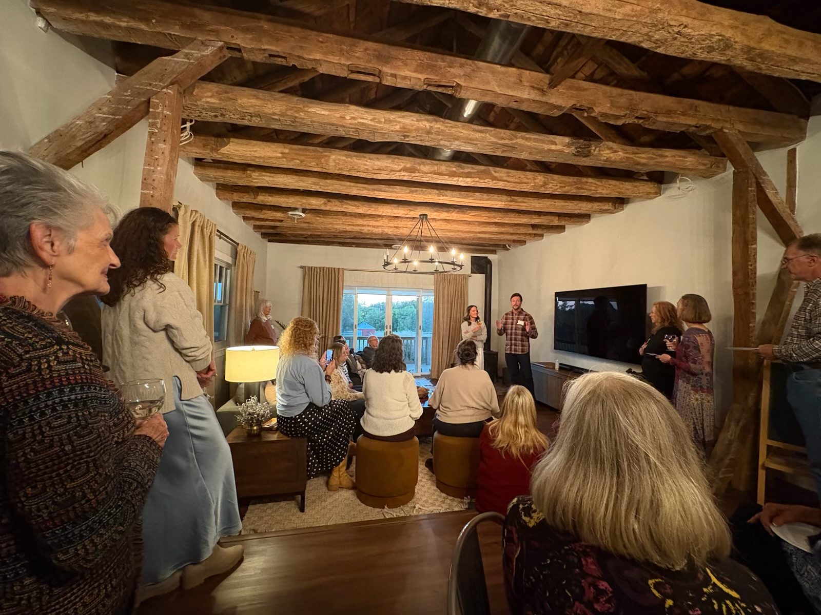 Weston Historical Museum members gather at Green home for autumn History Happy Hour